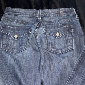 7 For All Mankind Women's Boot Cut Jeans in Faded Blue